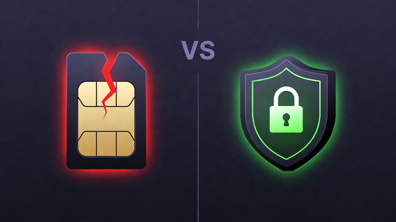 Illustration: SMS pour la 2FA : insuffisant contre le SIM swapping