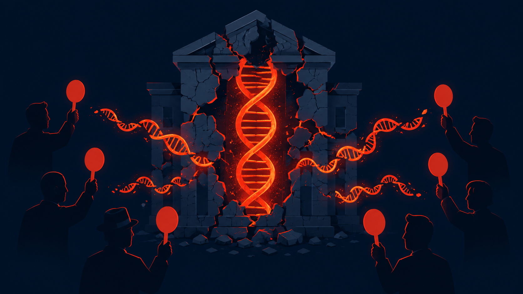 Illustration: 23andMe en faillite : que devient ton ADN au Canada?