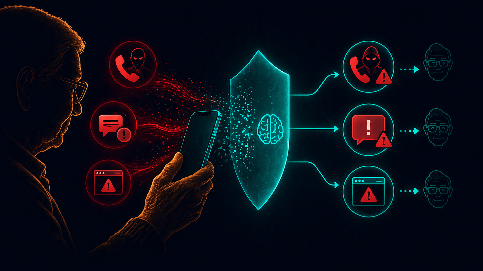 Illustration: Cybersécurité pour aînés au Québec : guide simple