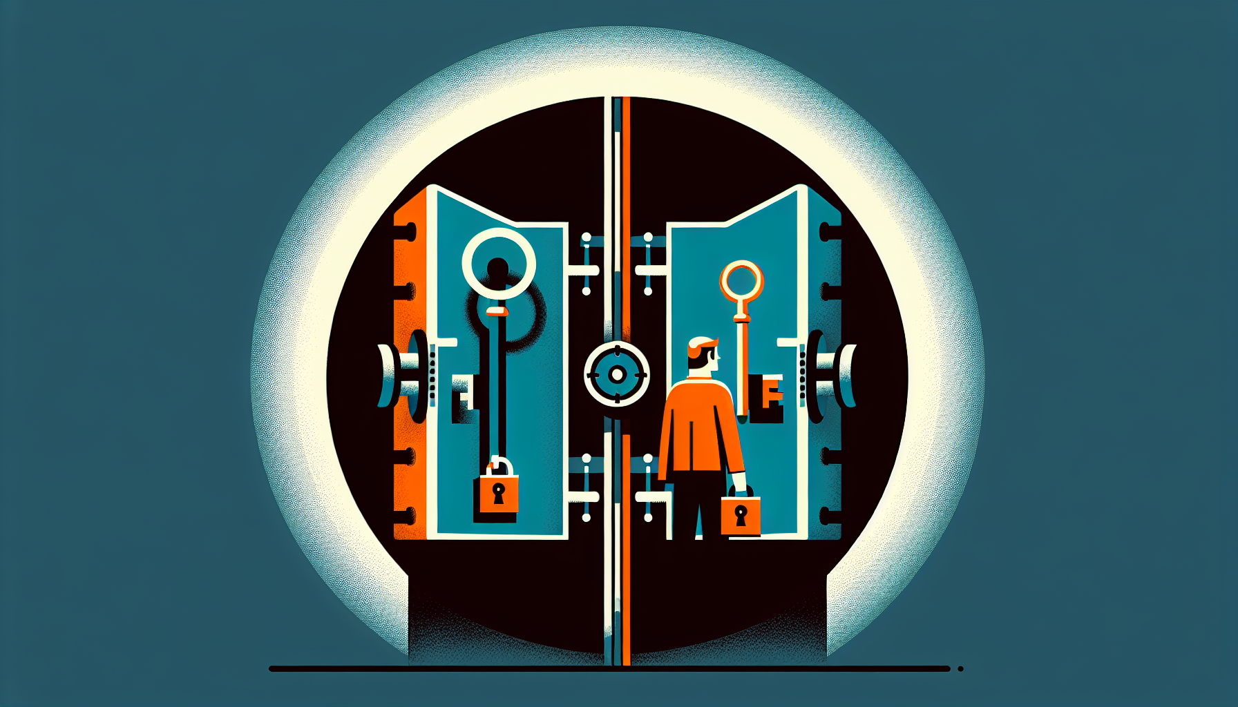Illustration: Chiffrement deniable : deux mots de passe VeraCrypt