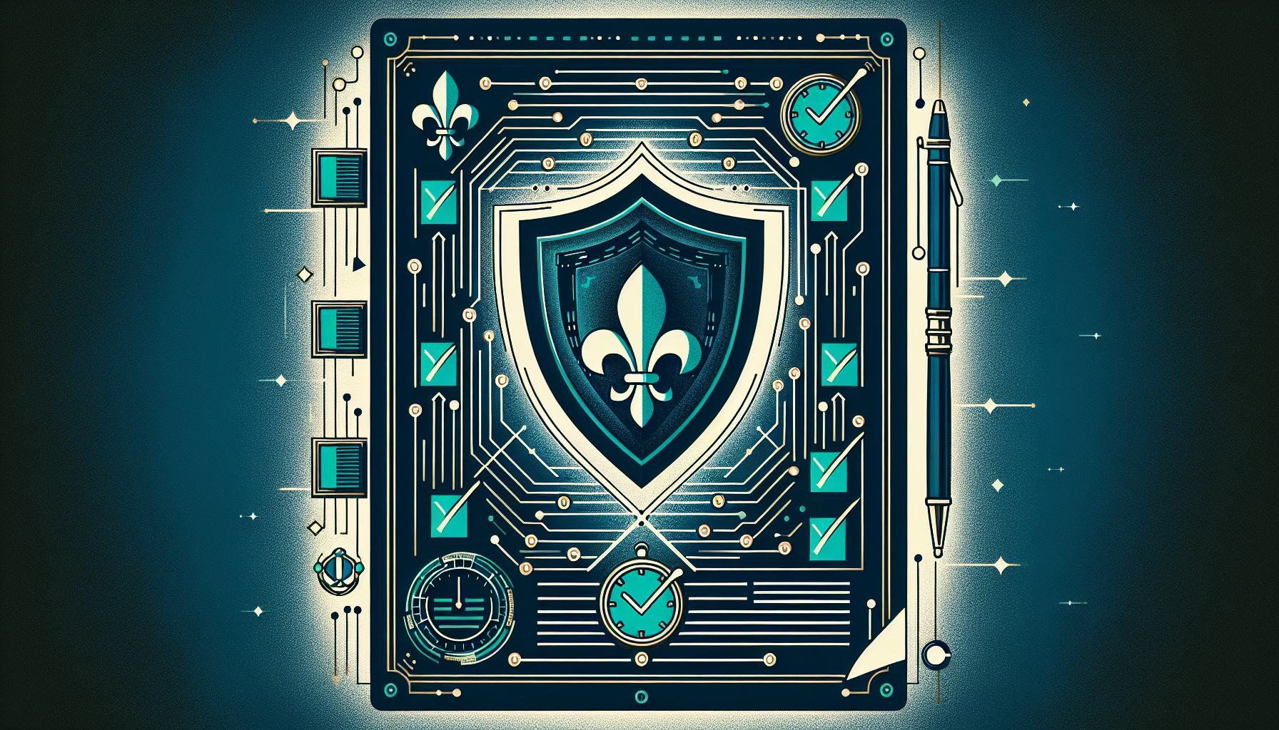 Illustration: Loi 25 Québec PME : obligations et actions à prendre