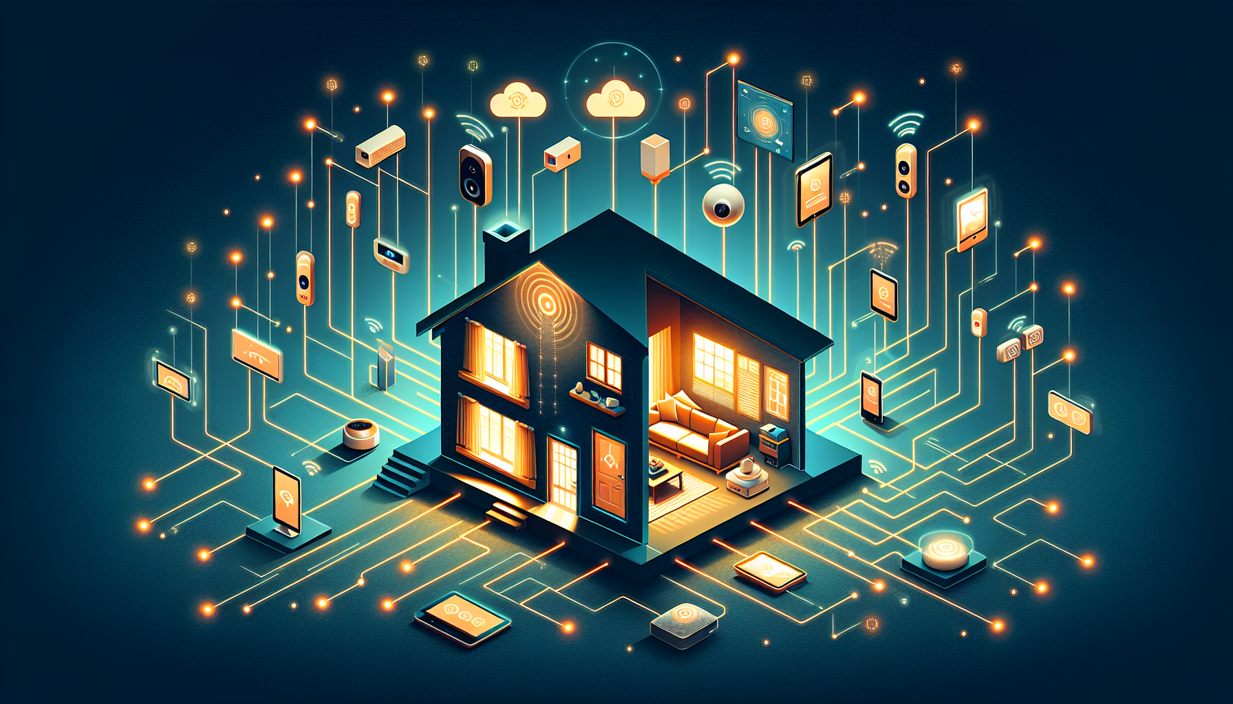 Illustration: Sécuriser maison connectée : Alexa, Ring, Google Home