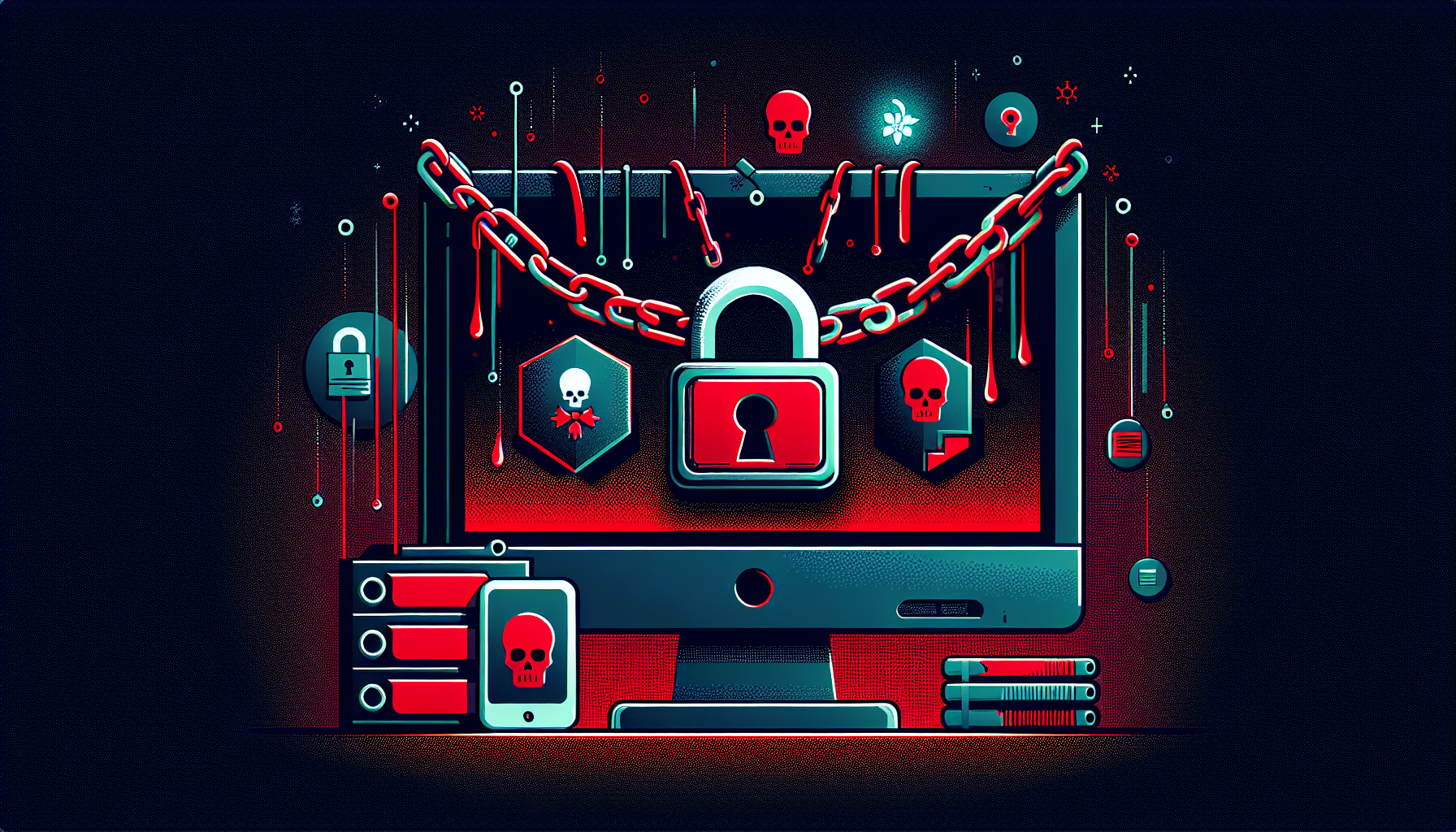 Illustration: Ransomware PME Québec : 5 familles actives en 2026