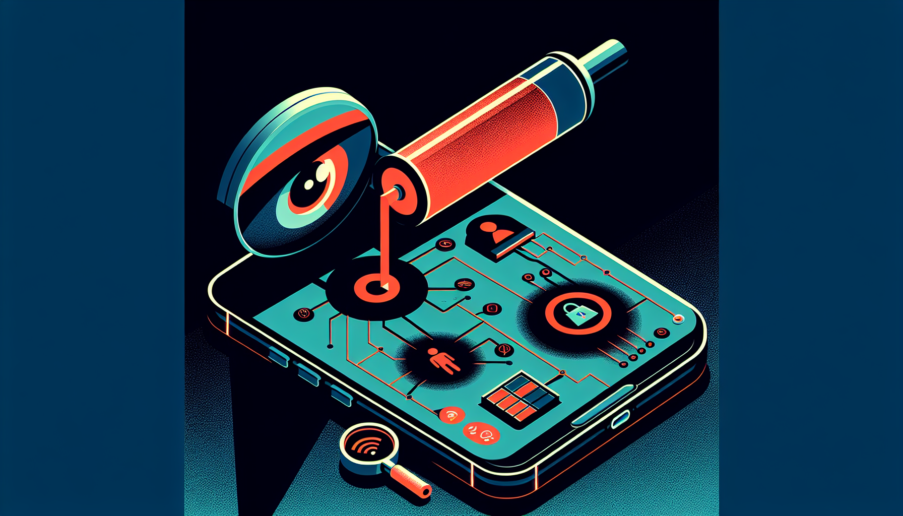 Illustration: Téléphone espionné : 11 signes (iOS et Android)